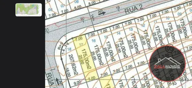 Lote/Terreno à venda, 175m² no Residencial Novo Horizonte, Mogi das Cruzes