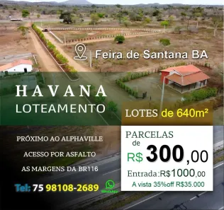 Lote/Terreno à venda, 640m² no Centro, Candeias
