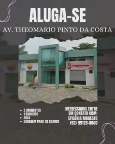 Ponto Comercial com 3 Quartos para alugar, 150m² no Chapada, Manaus