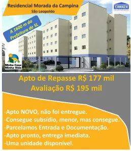 Apartamento com 2 Quartos à venda, 44m² no Campina, São Leopoldo