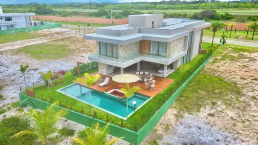 Casa de Condomínio com 6 Quartos para alugar, 564m² no Barra do Jacuípe, Camaçari
