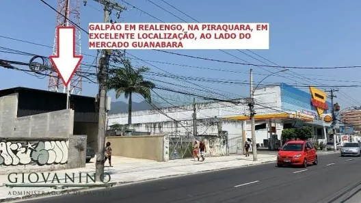 Galpão/Depósito/Armazém para alugar, 168m² no Realengo, Rio de Janeiro