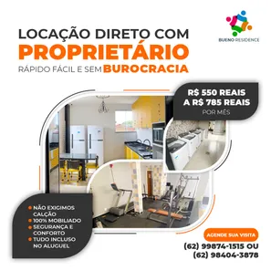 Kitnet com 1 Quarto para alugar, 27m² no Setor Sol Nascente, Goiânia