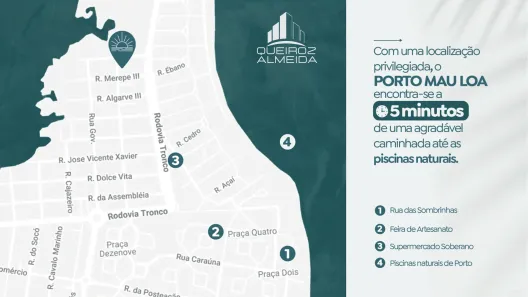 Flat com 1 Quarto à venda, 25m² no Porto de Galinhas, Ipojuca