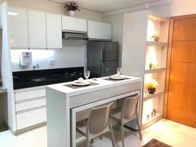 Flat com 1 Quarto para alugar, 32m² no Indaiá, Belo Horizonte