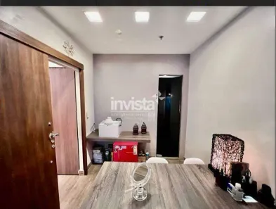 Sala Comercial com 1 Quarto para alugar, 44m² no Boqueirão, Santos