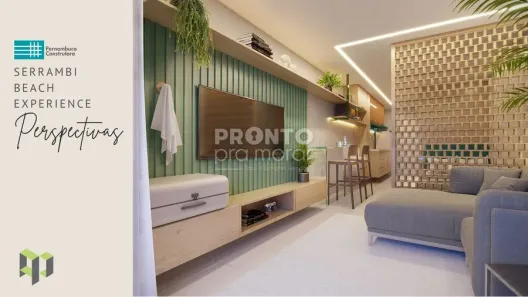 Flat com 1 Quarto à venda, 31m² no Centro, Ipojuca