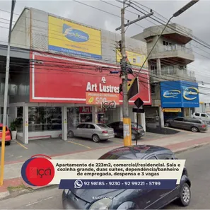 Apartamento com 3 Quartos para alugar, 228m² no São Geraldo, Manaus