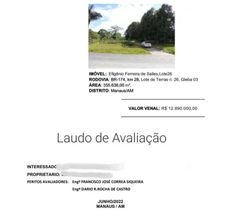 Lote/Terreno à venda, 700000m² no Zona Urbana, 