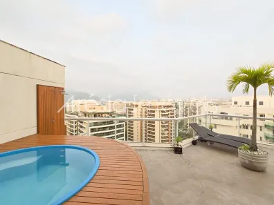 Cobertura com 3 Quartos para venda ou aluguel, 278m² no Barra da Tijuca, Rio de Janeiro