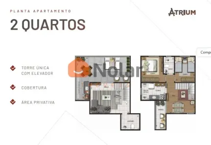 Apartamento com 2 Quartos à venda, 49m² no Alto Caiçaras, Belo Horizonte