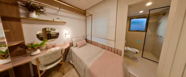 Apartamento à venda, 2 Suítes com 1 Vaga no Moema, São Paulo