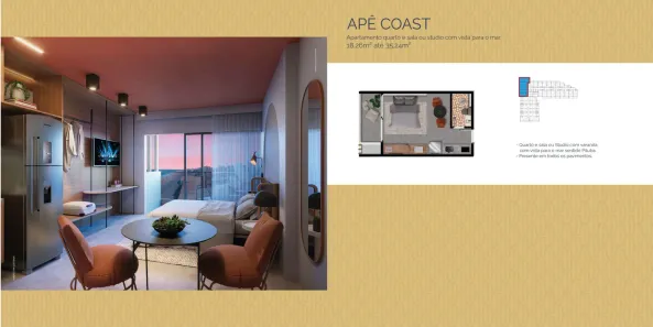 Apartamento com 1 Quarto à venda, 22m² no Pituba, Salvador