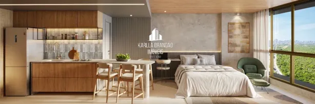 Flat com 1 Quarto à venda, 29m² no Capim Macio, Natal