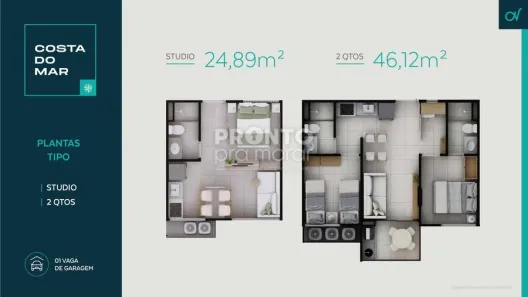 Apartamento com 2 Quartos à venda, 62m² no Centro, Ipojuca