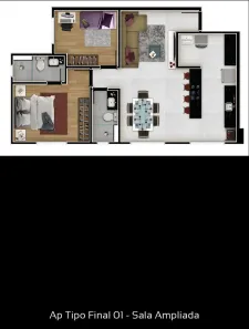 Apartamento com 2 Quartos à venda, 55m² no Alto Caiçaras, Belo Horizonte