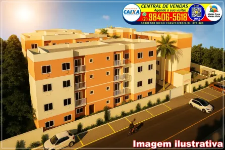 Apartamento com 2 Quartos à venda, 46m² no Santo Expedito, Itaboraí