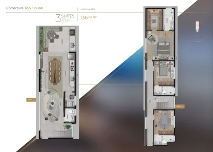 Apartamento com 3 Quartos à venda, 102m² no São Lucas, Belo Horizonte