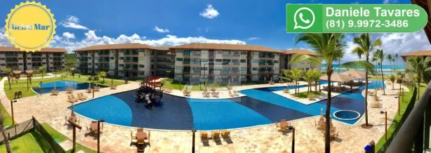 Flat com 2 Quartos à venda, 73m² no N. São do Ó, Ipojuca