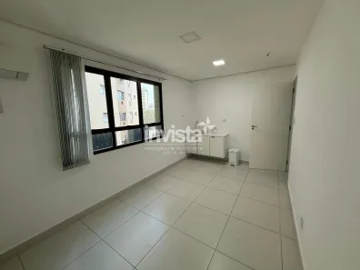 Sala Comercial com 1 Quarto para alugar, 80m² no Macuco, Santos