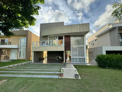 Casa de Condomínio com 3 Quartos para venda ou aluguel, 380m² no Alphaville (Abrantes), Camaçari