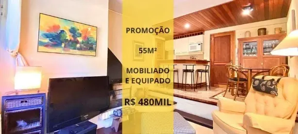 Apartamento com 1 Quarto à venda, 55m² no Planalto, Gramado