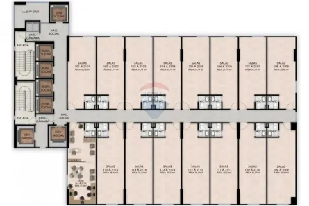 Sala Comercial à venda, 35m² no Boa Vista, Recife