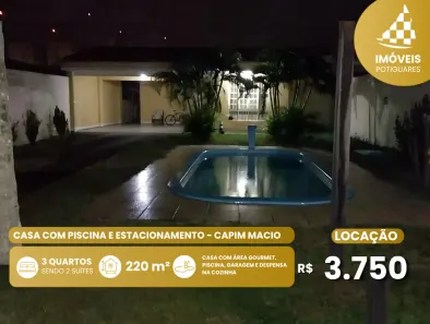 Casa com 4 Quartos para alugar, 220m² no Capim Macio, Natal