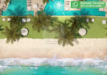 Flat com 1 Quarto à venda, 32m² no Ponta de Serrambi, Ipojuca