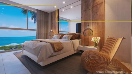 Apartamento com 2 Quartos à venda, 64m² no Ponta de Serrambi, Ipojuca