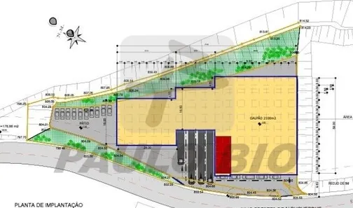 Galpão/Depósito/Armazém para venda ou aluguel, 3356m² no Parque Paraíso, Itapecerica da Serra