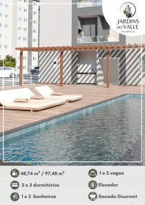 Apartamento com 2 Quartos à venda, 49m² no Loteamento Parque Vera Cruz, Tremembé
