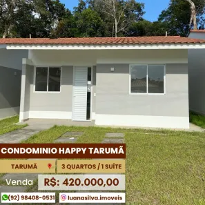 Casa de Condomínio com 3 Quartos à venda, 56m² no Adrianópolis, Manaus