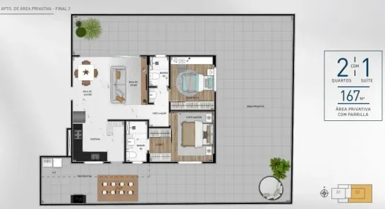 Apartamento com 2 Quartos à venda, 63m² no São Lucas, Belo Horizonte