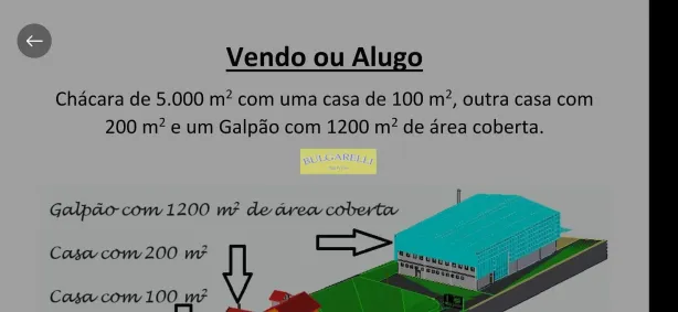 com 1 Quarto para venda ou aluguel, 1500m² no Pinhal, Cabreúva