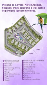 Apartamento com 2 Quartos à venda, 44m² no Jardim das Margaridas, Salvador