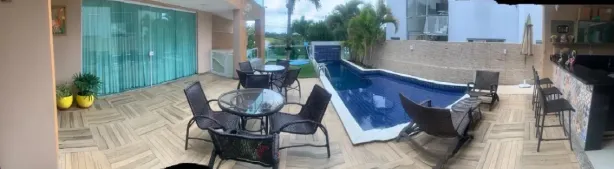 Casa de Condomínio com 4 Quartos para venda ou aluguel, 281m² no Alphaville (Abrantes), Camaçari