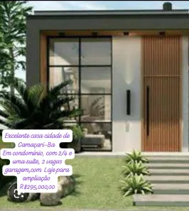 Casa de Condomínio com 3 Quartos à venda, 85m² no Lama Preta, Camaçari