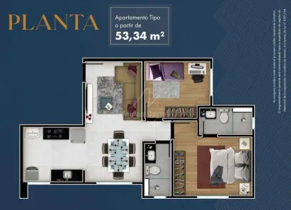 Apartamento com 2 Quartos à venda, 55m² no Alto Caiçaras, Belo Horizonte