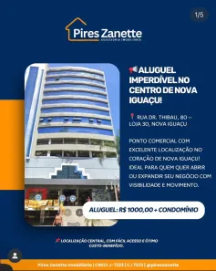 Ponto Comercial para alugar, 32m² no Centro, Nova Iguaçu