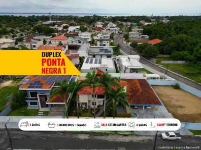 Casa de Condomínio com 4 Quartos à venda, 412m² no Ponta Negra, Manaus