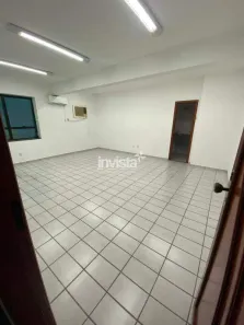 Sala Comercial para alugar, 35m² no Macuco, Santos
