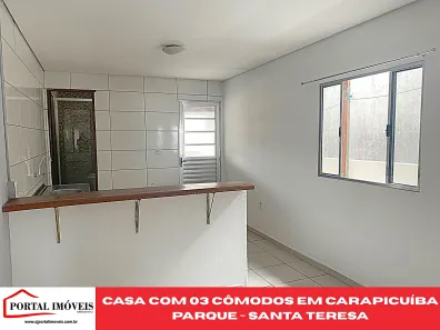 Casa com 1 Quarto para alugar, 60m² no Parque Santa Teresa, Carapicuíba