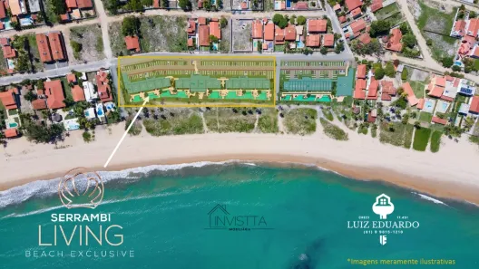 Apartamento com 1 Quarto à venda, 31m² no Serrambi, Ipojuca