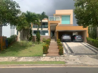 Casa de Condomínio com 5 Quartos para venda ou aluguel, 281m² no Alphaville (Abrantes), Camaçari