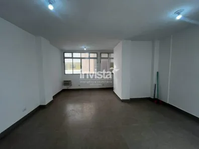 Sala Comercial para alugar, 63m² no Gonzaga, Santos