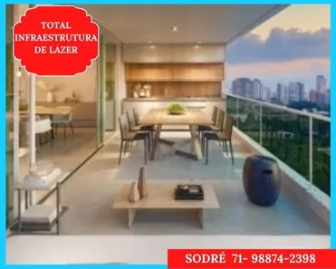 Apartamento com 3 Quartos à venda, 133m² no Horto Florestal, Salvador