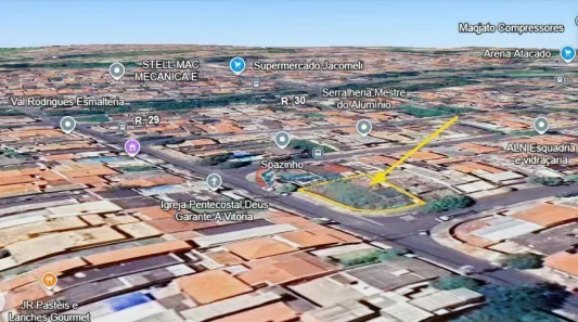 Lote/Terreno para alugar, 361m² no Residencial Parque Pavan, Sumaré