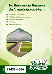 Lote/Terreno à venda, 300m² no , Iranduba