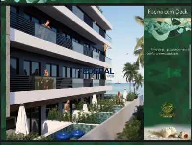 Flat com 1 Quarto à venda, 29m² no Ponta de Serrambi, Ipojuca